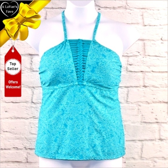 Catalina Other - Catalina Front Braided Inset Swim Tankini #1S